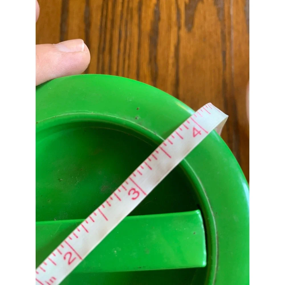 Vintage MOC Japan Green Vegetable Tin Canister Set of 2 Retro Kitchen Storage